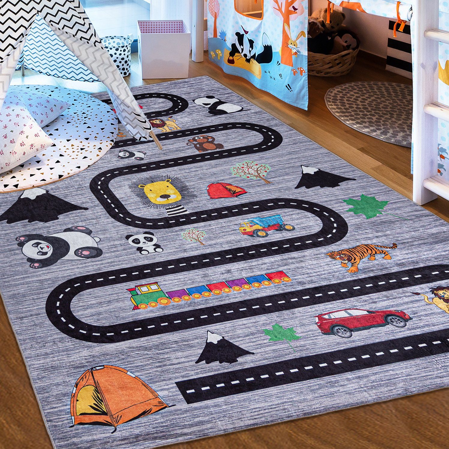 Mazovia Kinderteppich Teppich 1711A PRINT Emma günstig online kaufen