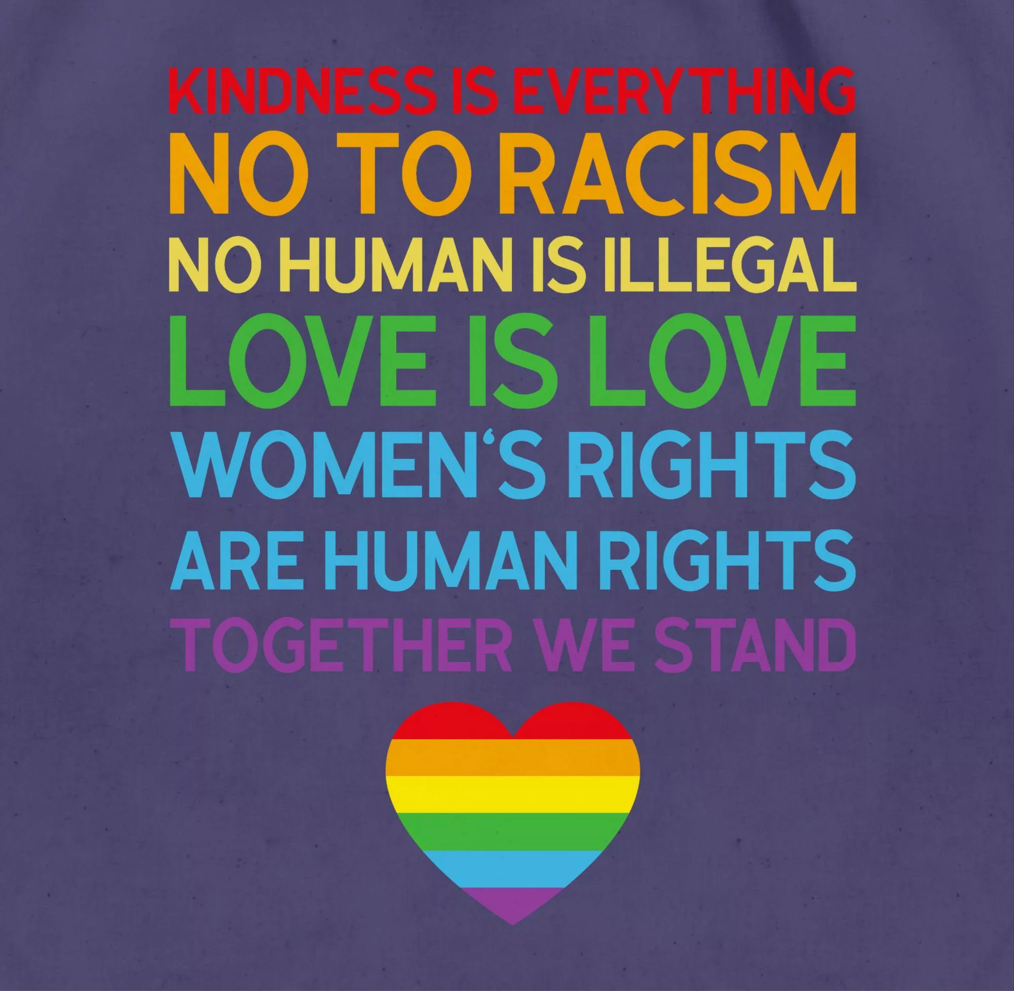 Shirtracer Turnbeutel Together We Stand – günstig online kaufen