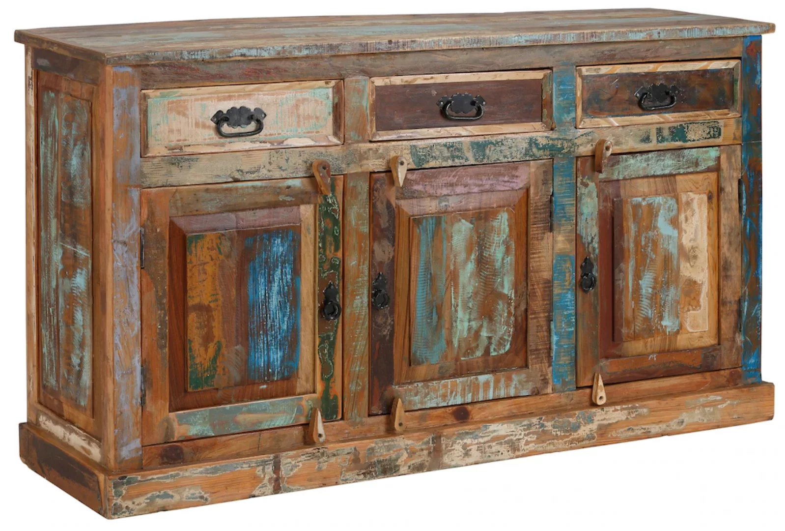 SIT Sideboard "Riverboat", aus recyceltem Altholz, Breite 40 cm, Shabby Chi günstig online kaufen