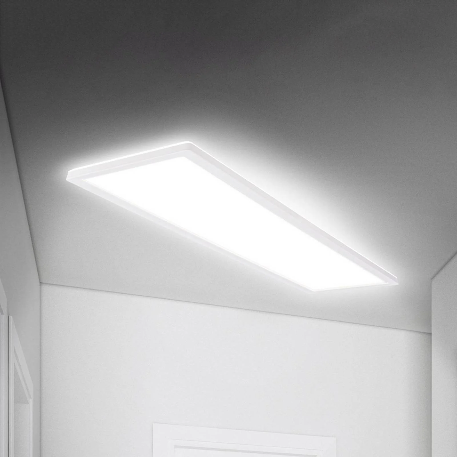 LED-Panel Move, Sensor, 98 x 20 cm, IP44, Kunststoff, weiß günstig online kaufen