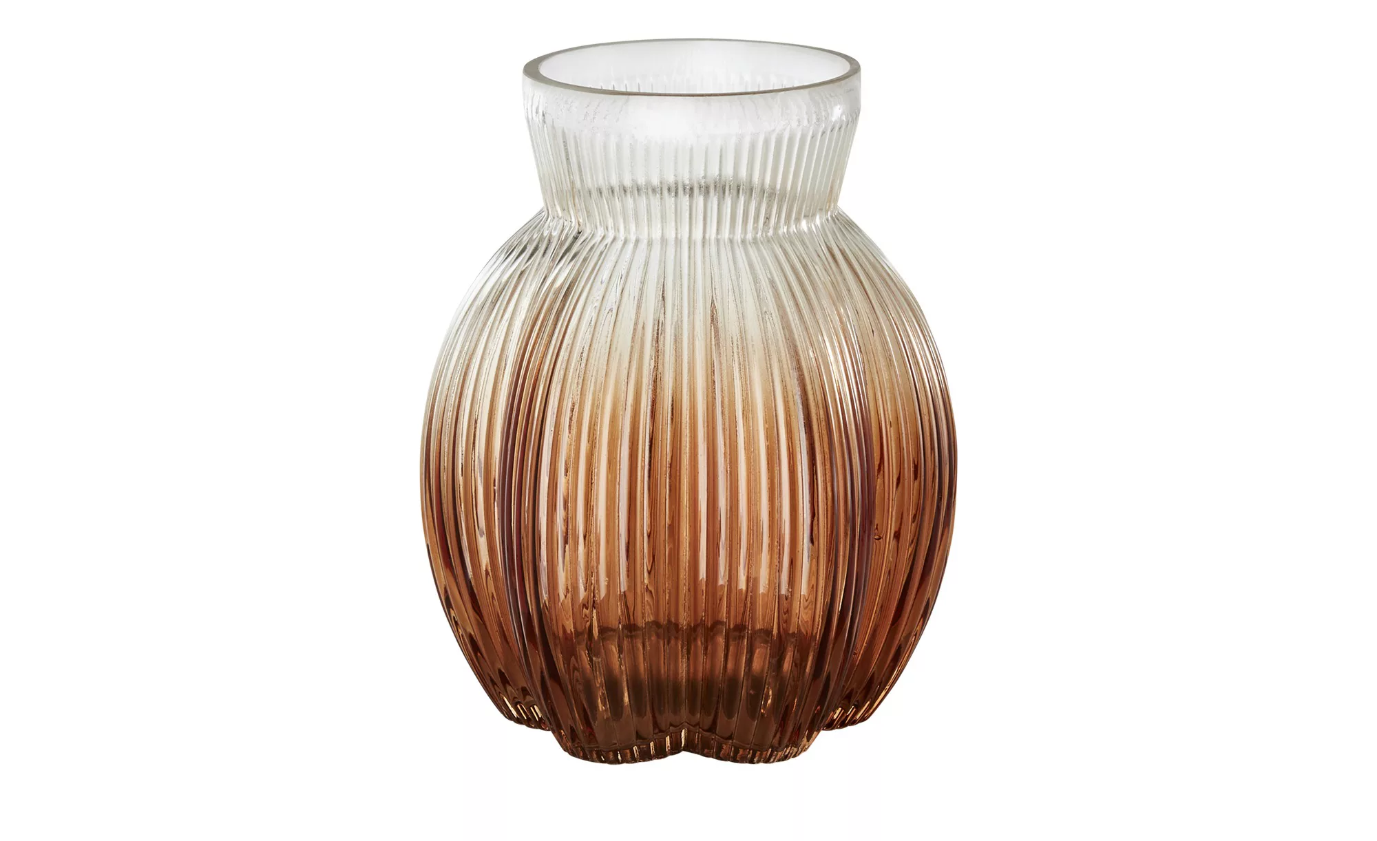 Vase - braun - Glas - 16,5 cm - Sconto günstig online kaufen