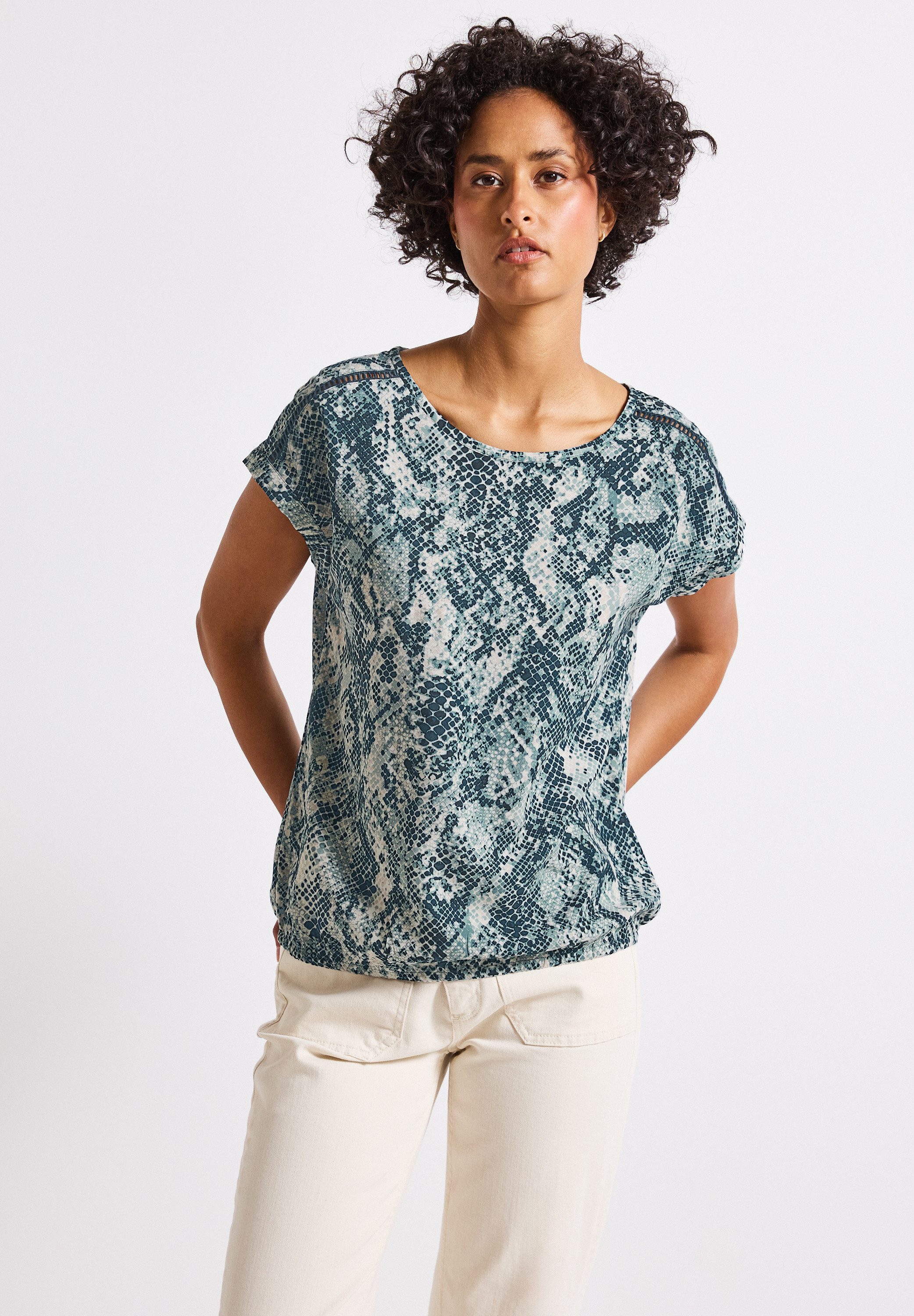 STREET ONE Blusentop aus softer Viskose günstig online kaufen