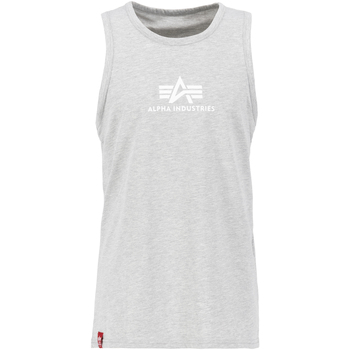 Alpha Industries  T-Shirts & Poloshirts Basic Tank ML - grey heather günstig online kaufen