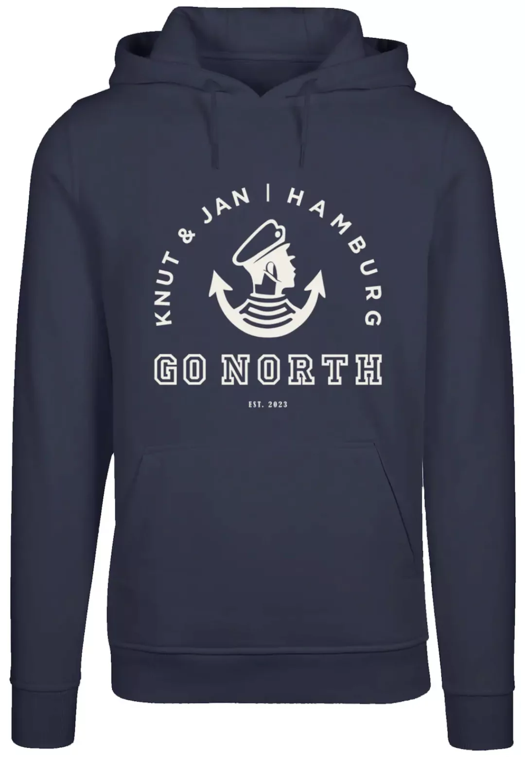 F4NT4STIC Kapuzenpullover "Go North Logo", Print günstig online kaufen