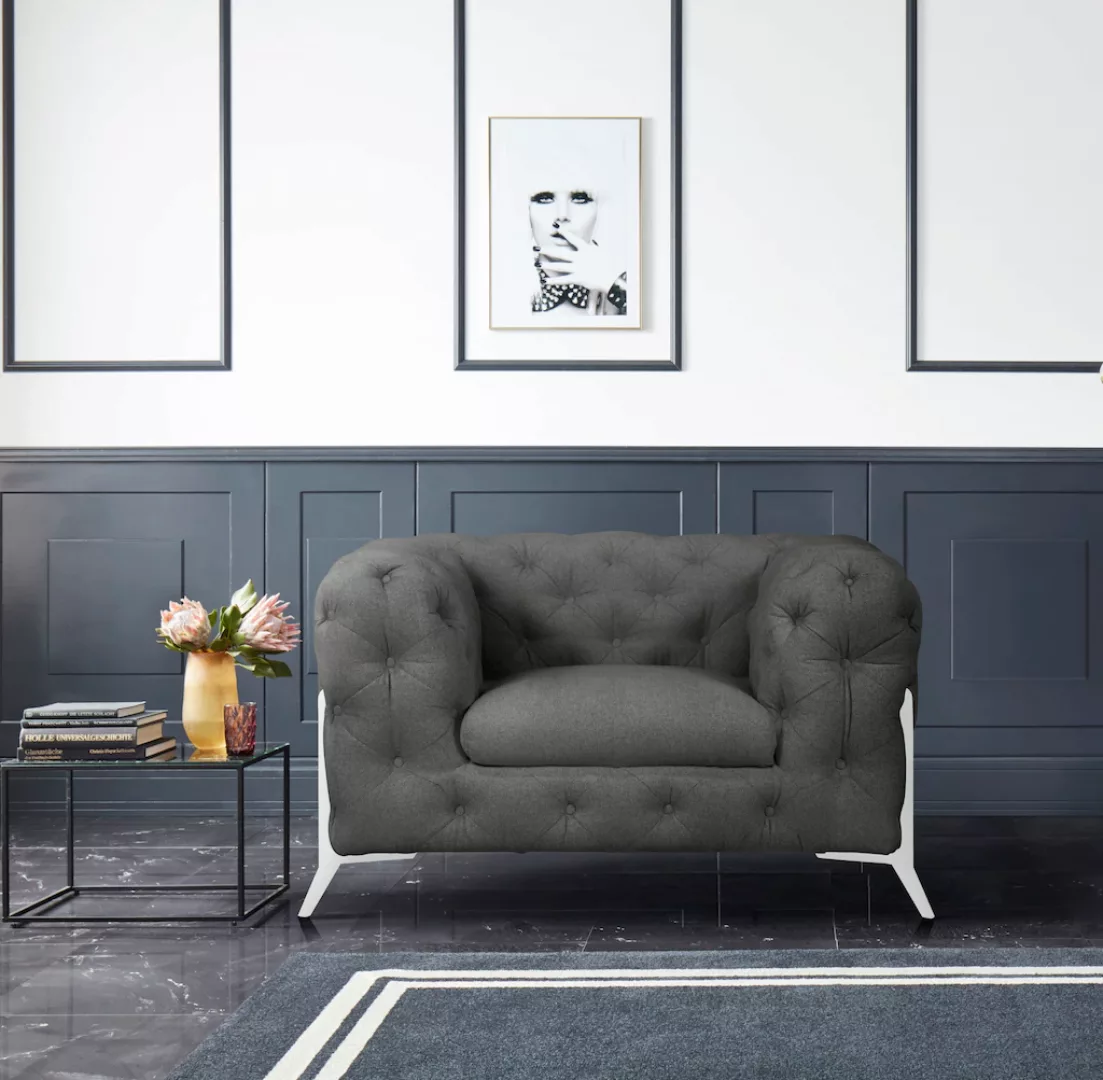 Leonique Chesterfield-Sessel "Amaury Sessel", aufwändige Knopfheftung, mode günstig online kaufen
