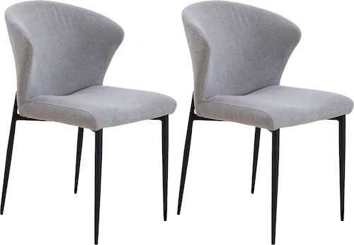 SalesFever Esszimmerstuhl »Dallas 2er-Set«, (Set), 2 St., Strukturstoff, mi günstig online kaufen