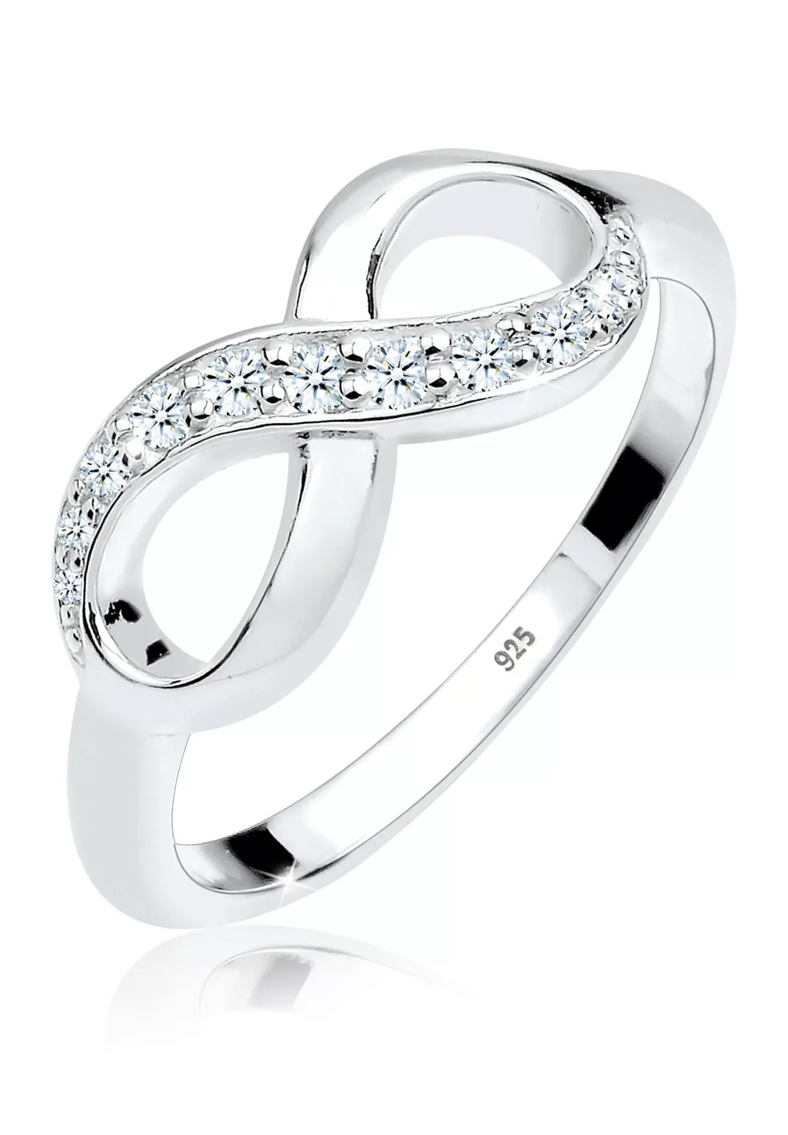 Elli DIAMONDS Verlobungsring "Infinity Diamant 0.125 ct. Geschenkidee 925 S günstig online kaufen