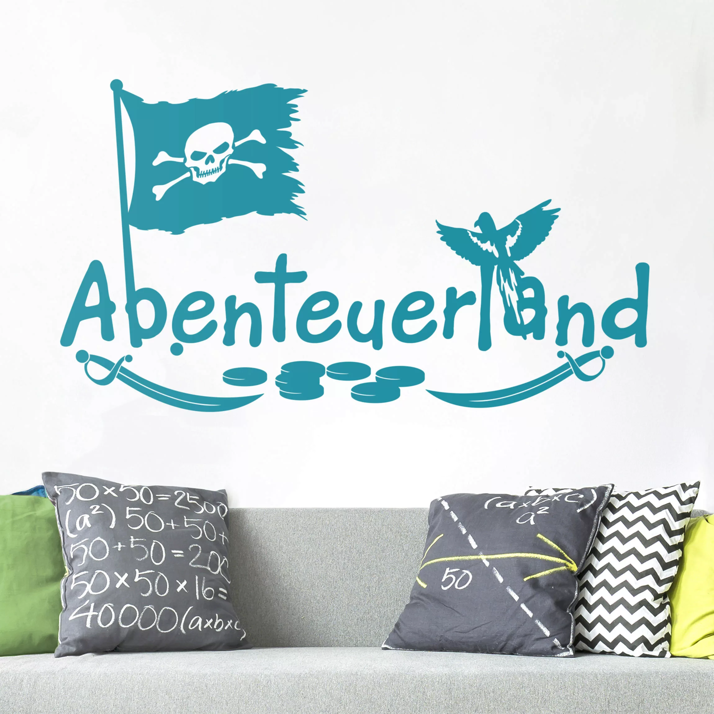 Wandtattoo Kinderzimmer Abenteuerland günstig online kaufen