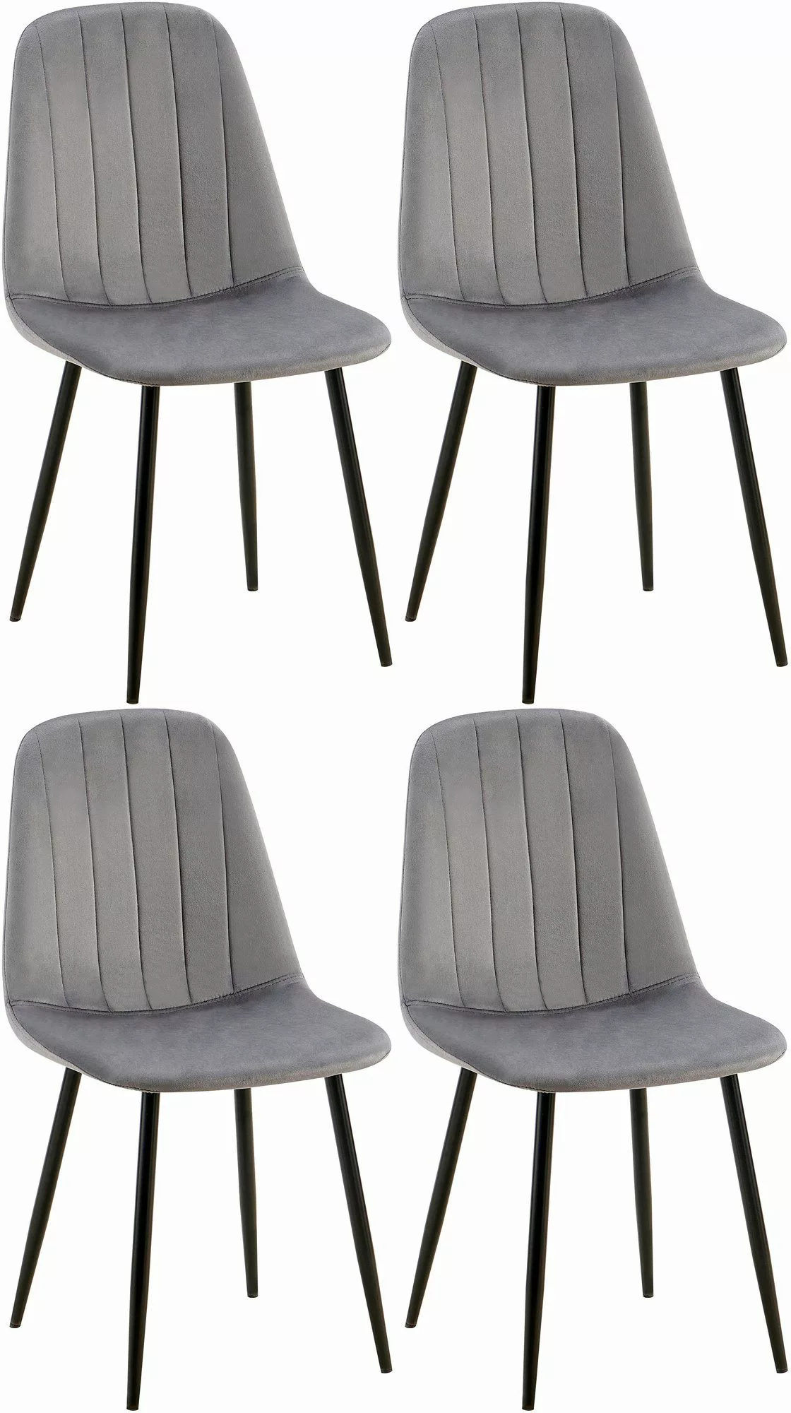 CLP Esszimmerstuhl Baxter (4er Set), gesteppter günstig online kaufen