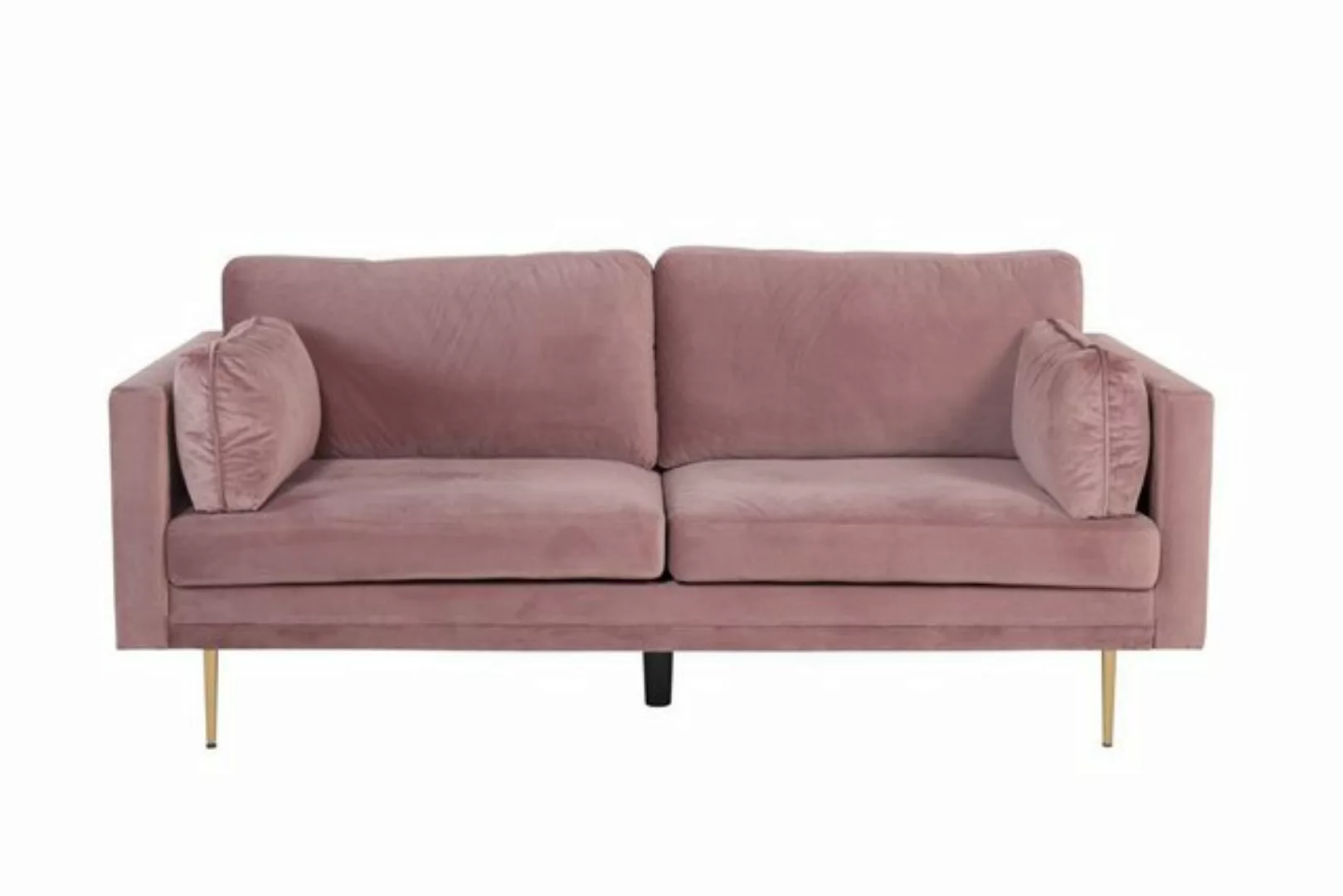 ebuy24 Sofa Boom Sofa 3 Personen velour rosa., 1 Teile günstig online kaufen