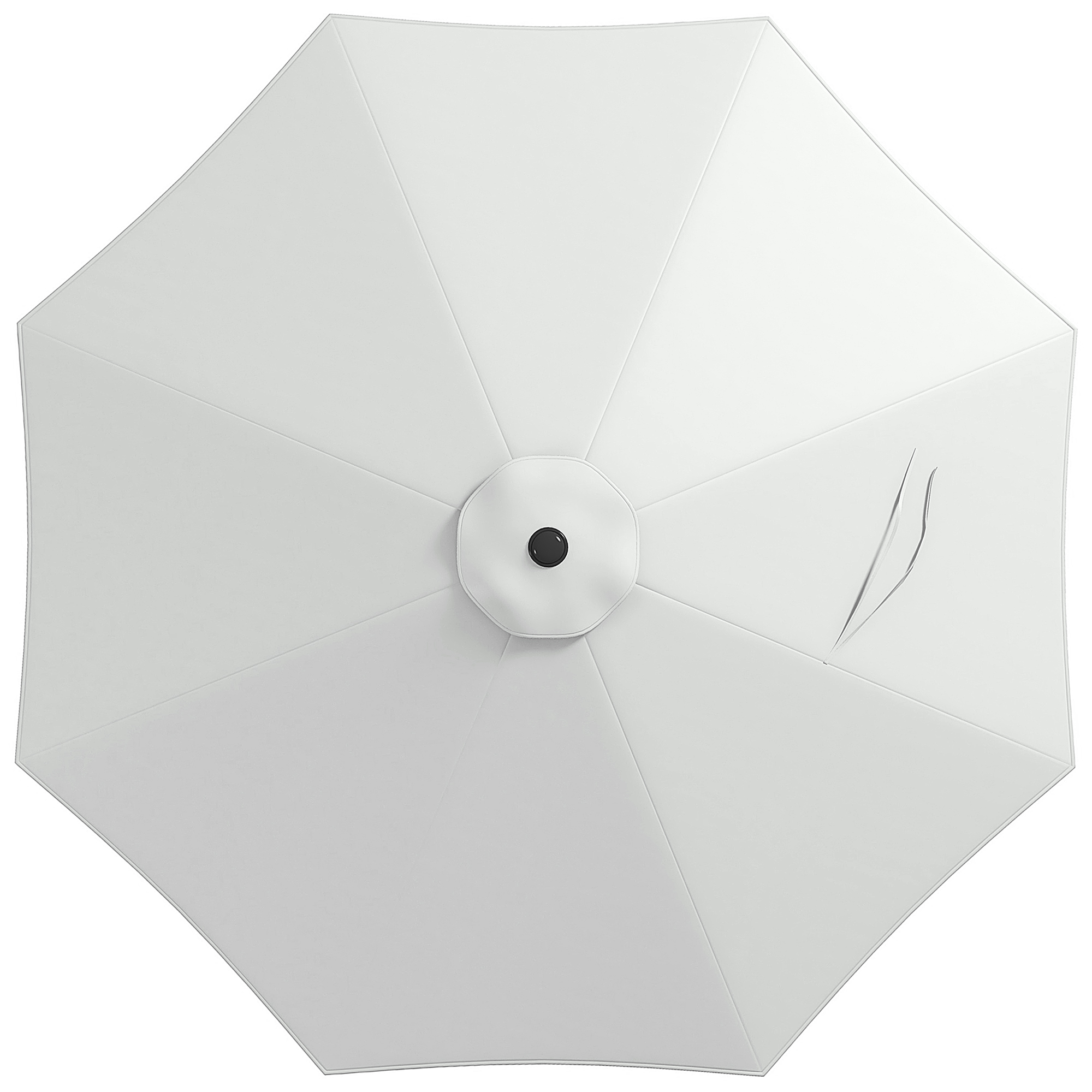 Outsunny Ersatzbezug für Sonnenschirm 3x3 m mit Oberen Luftauslass, Sonnens günstig online kaufen