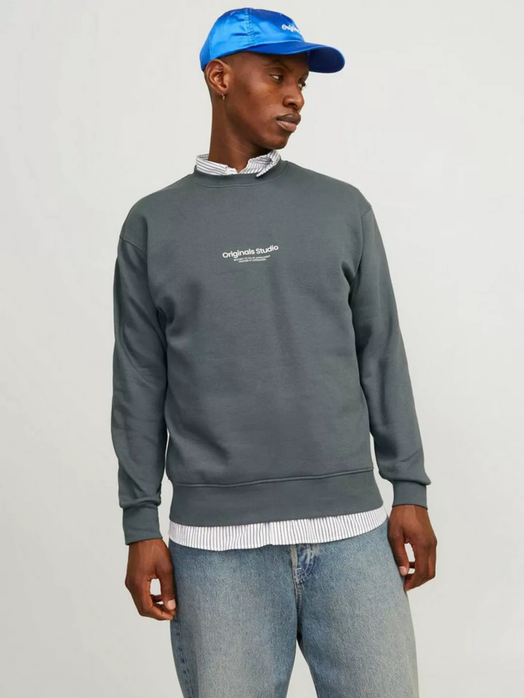 Jack & Jones Sweatshirt Weiches Sweatshirt mit 3D Print Relaxed Fit JORVEST günstig online kaufen