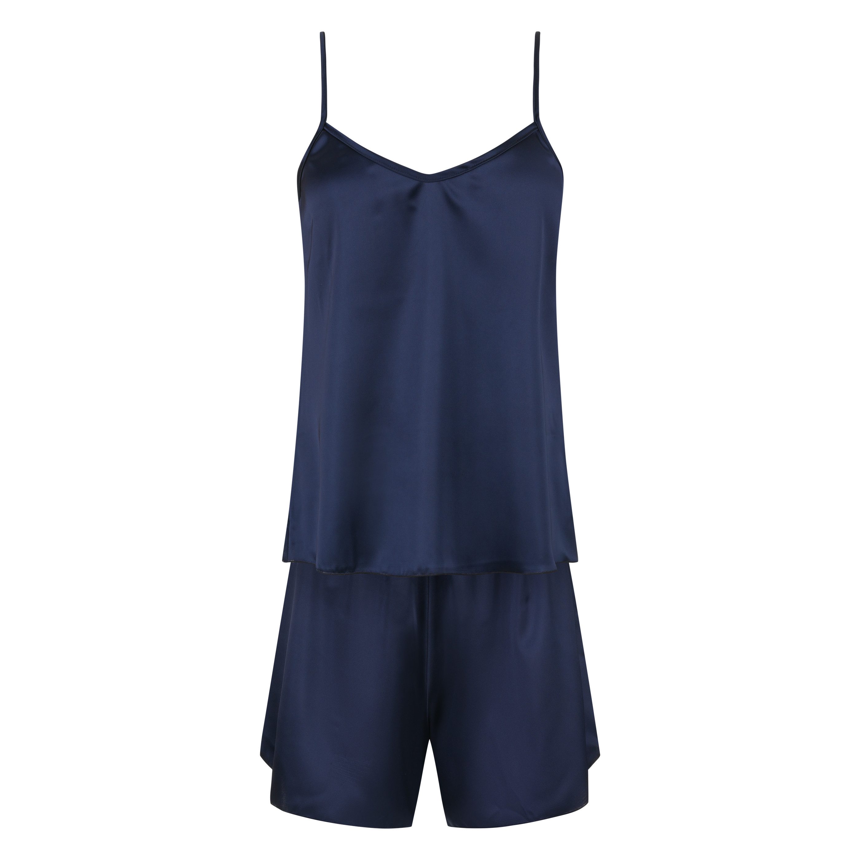 Evoni Pyjama Satin Set Kurze Hose günstig online kaufen