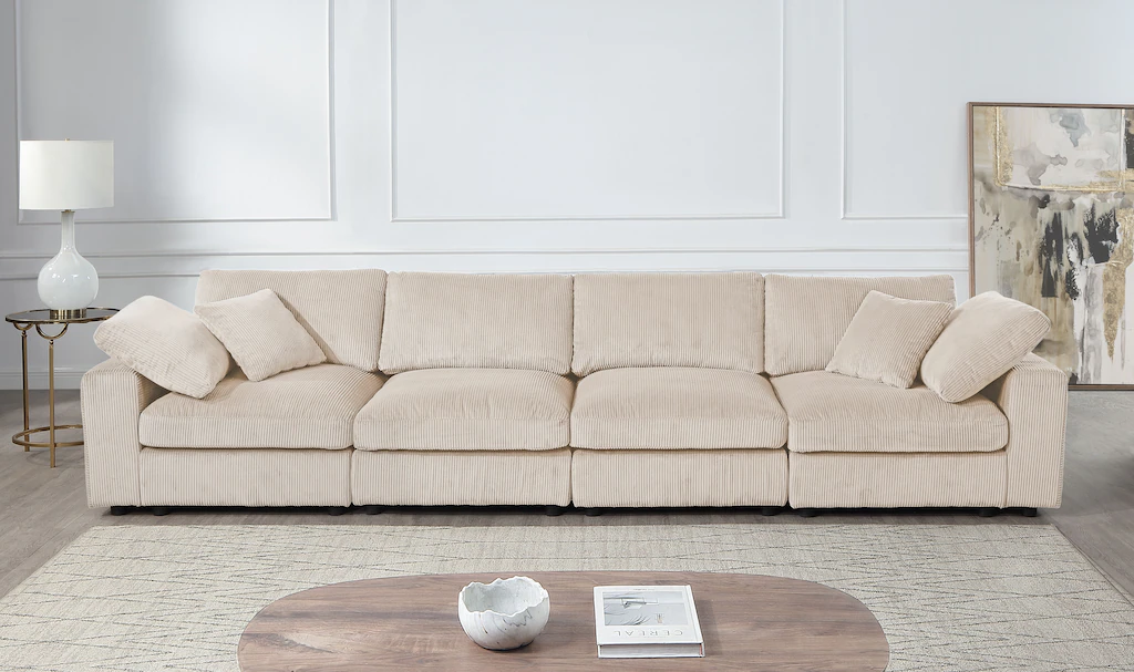 RAUM.ID 4-Sitzer "Bennid, XXL-Modulsofa mit vielen individuellen Stellmögli günstig online kaufen