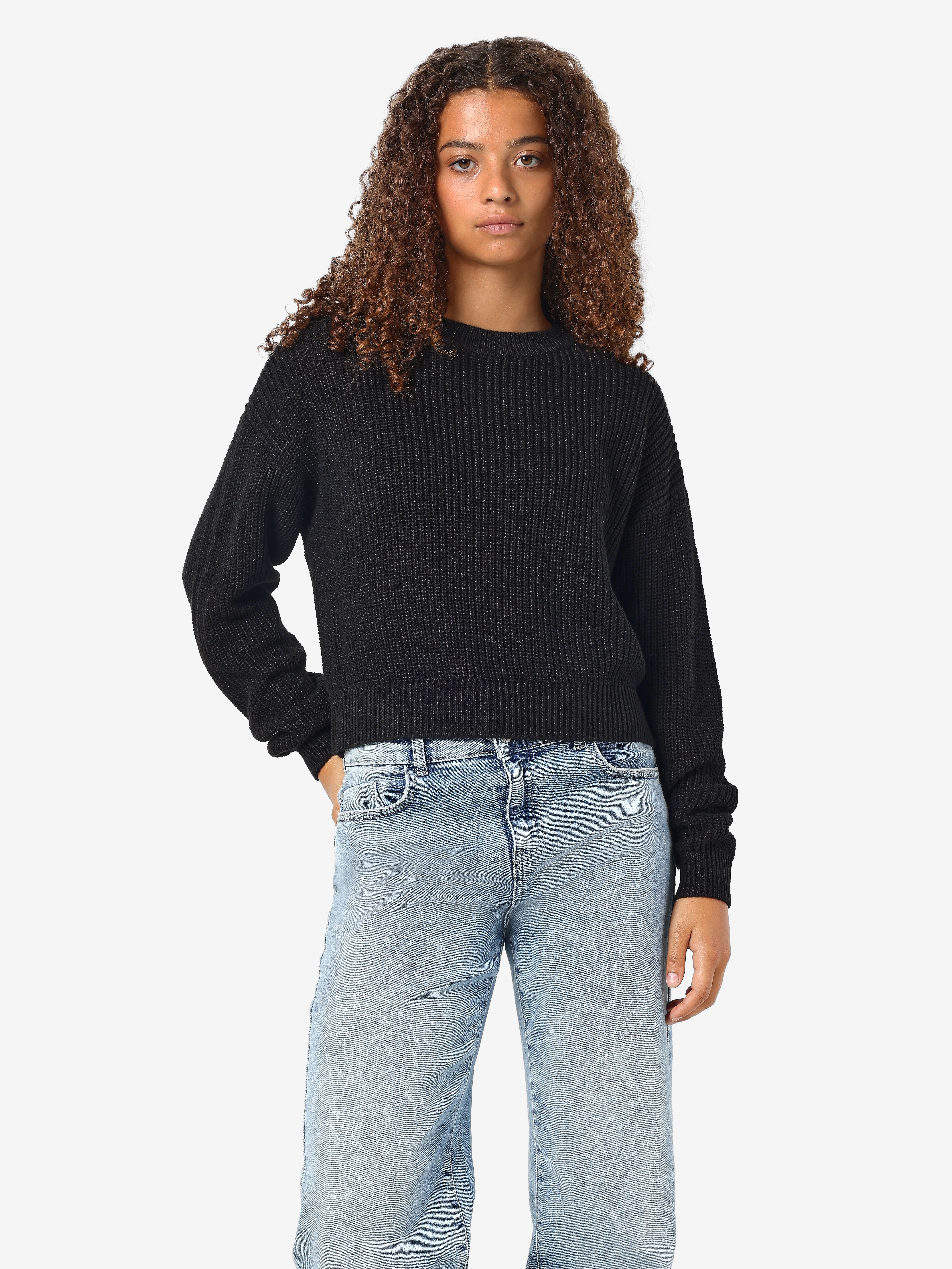 Noisy may Rundhalspullover "NMMAYSA L/S O-NECK KNIT NOOS" günstig online kaufen