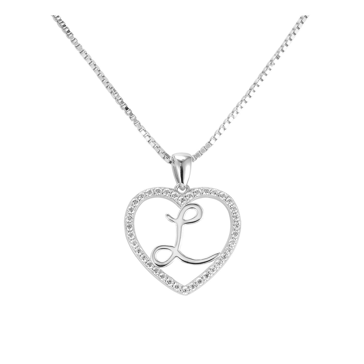 PAVELS Kette mit Anhänger Buchstabenkette Silber, günstig online kaufen