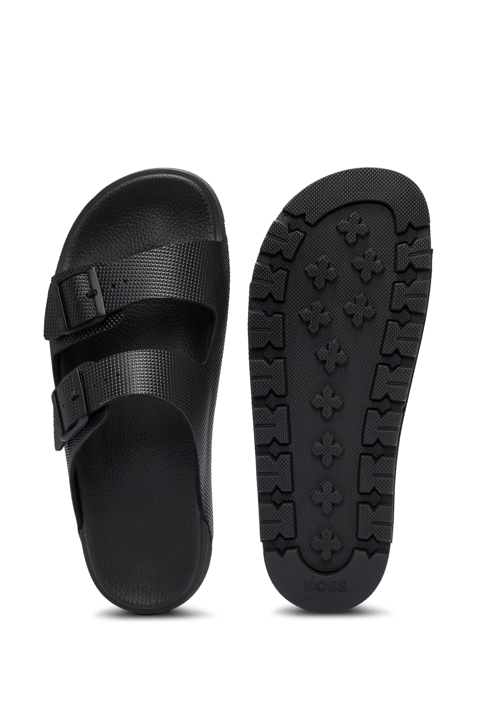 BOSS Surfley_Sand Badepantolette Sommerschuh, Hausschuh, Schlappen günstig online kaufen