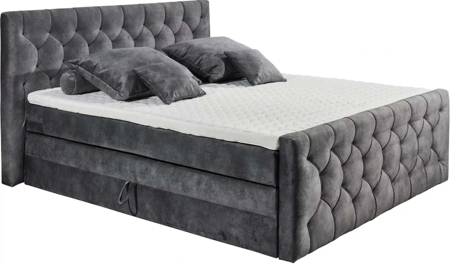 ED EXCITING DESIGN Boxspringbett Cashfield, inkl. einem Topper mit Klimaban günstig online kaufen