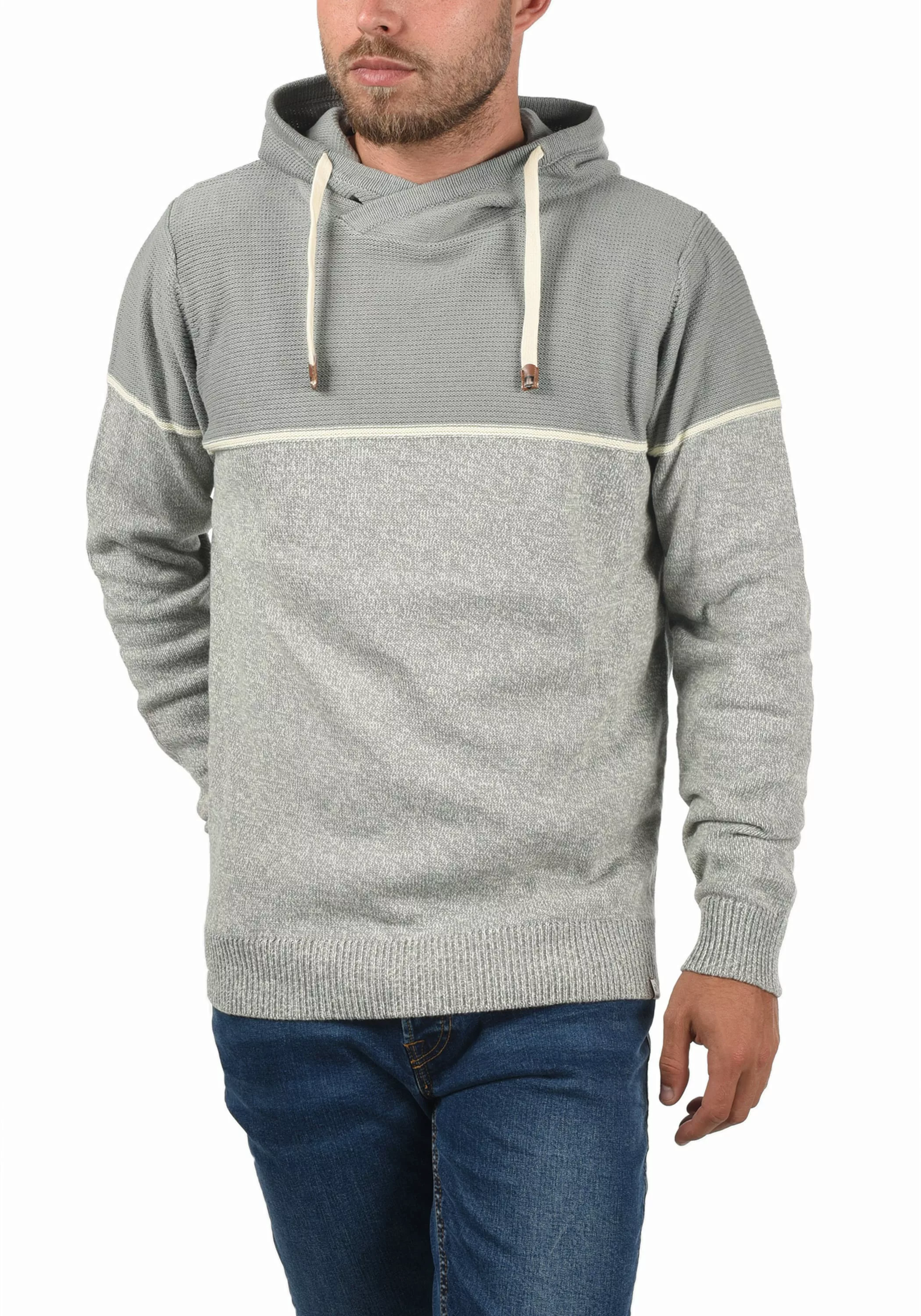 Indicode Kapuzenpullover IDLynde Strickpulli aus Feinstrick günstig online kaufen