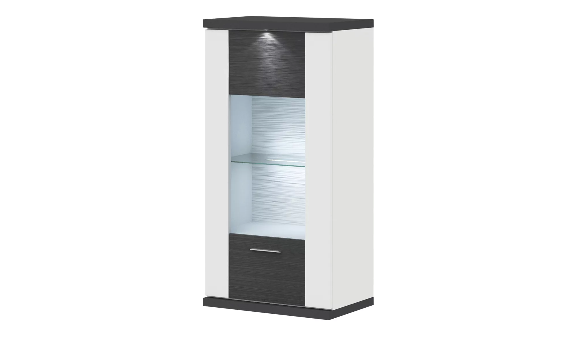 uno Hängevitrine   Titan ¦ grau ¦ Maße (cm): B: 66 H: 131 T: 42.0 Schränke günstig online kaufen