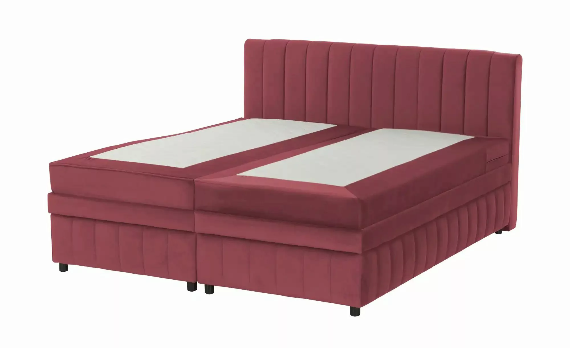 Boxbett mit Bettkasten Bruno ¦ rot ¦ Maße (cm): B: 166 H: 106 Betten > Pols günstig online kaufen