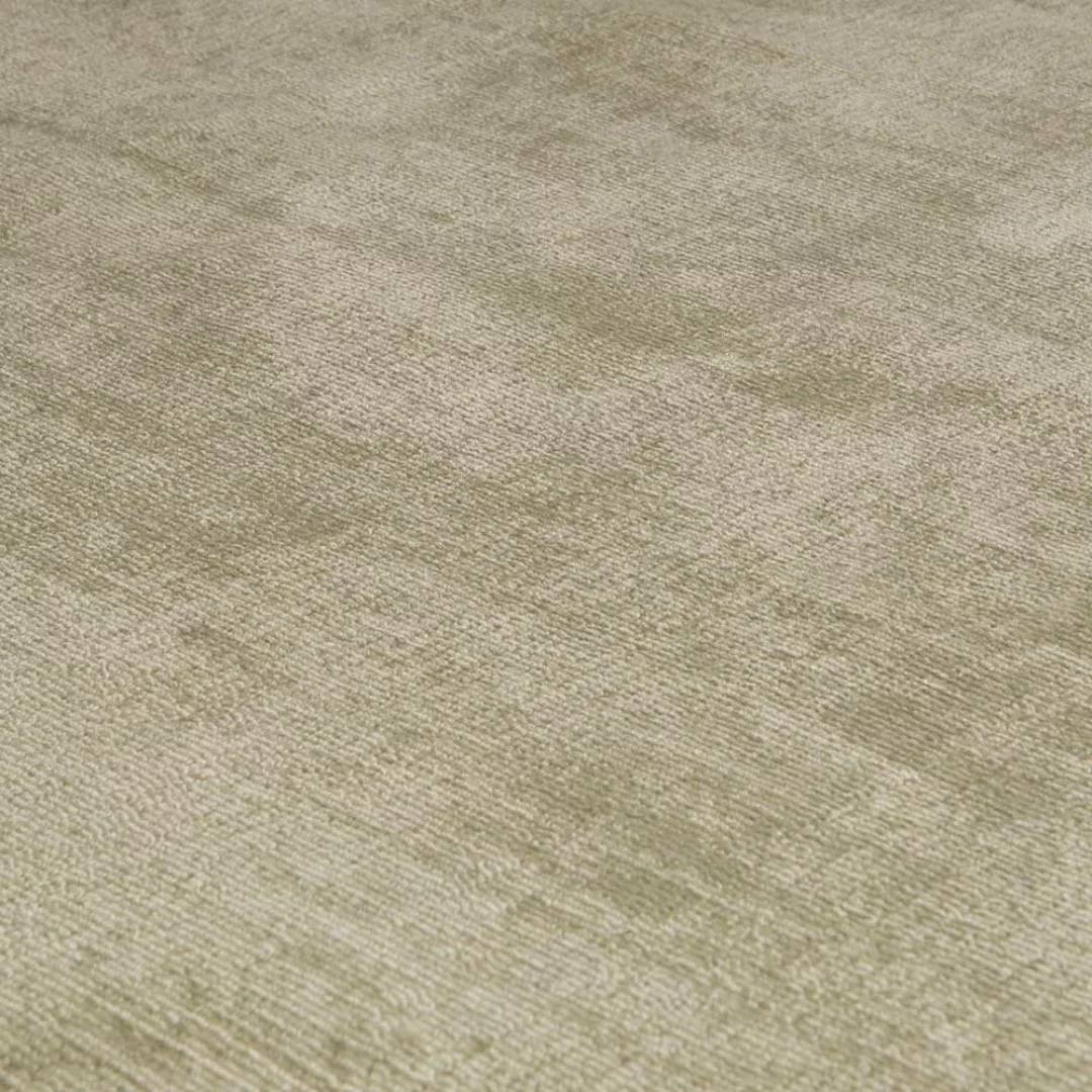 Gewebter Teppich rund 200 cm im Skandi Design Graugrün günstig online kaufen