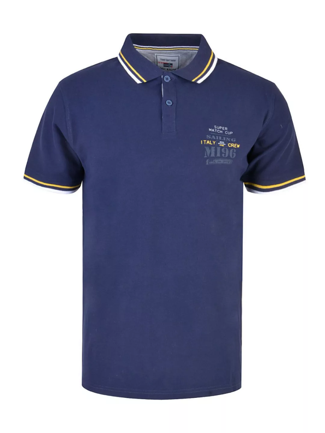 MILANO ITALY Herren Poloshirt, marine günstig online kaufen