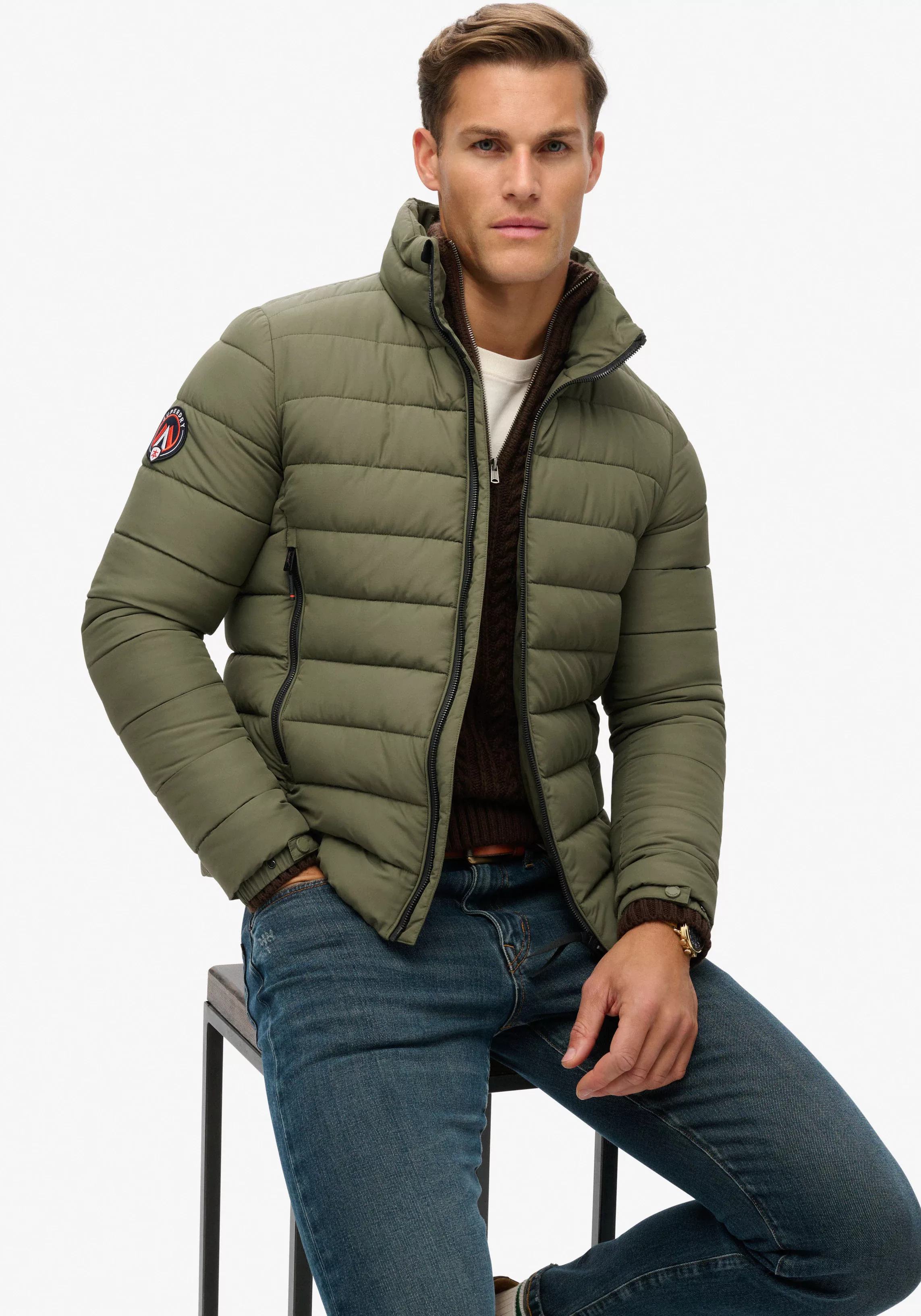 Superdry Steppjacke FUJI EMB PADDED JACKET günstig online kaufen