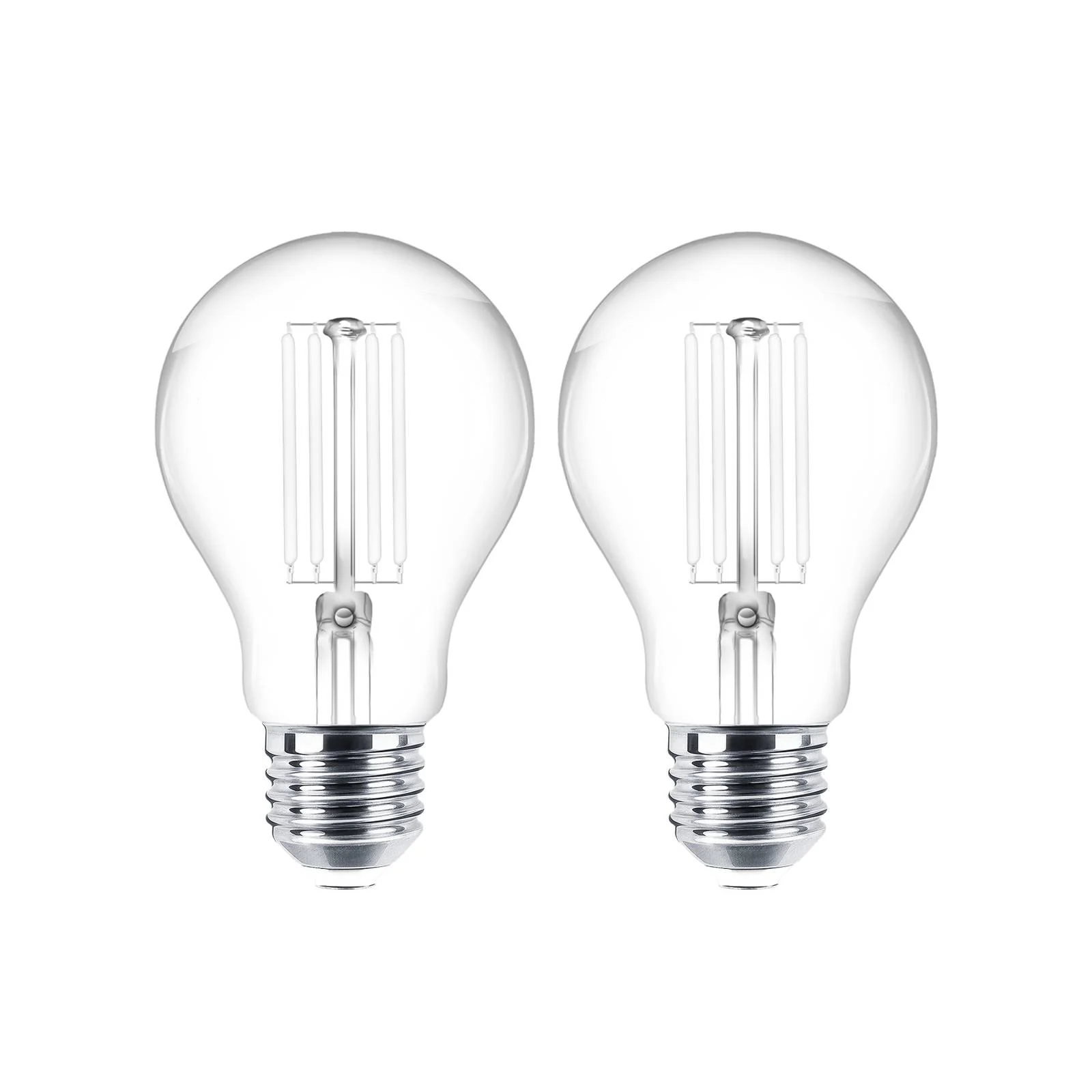 LED-Leuchtmittel Filament E27 klar 4W 2700K 470lm 2er-Set günstig online kaufen