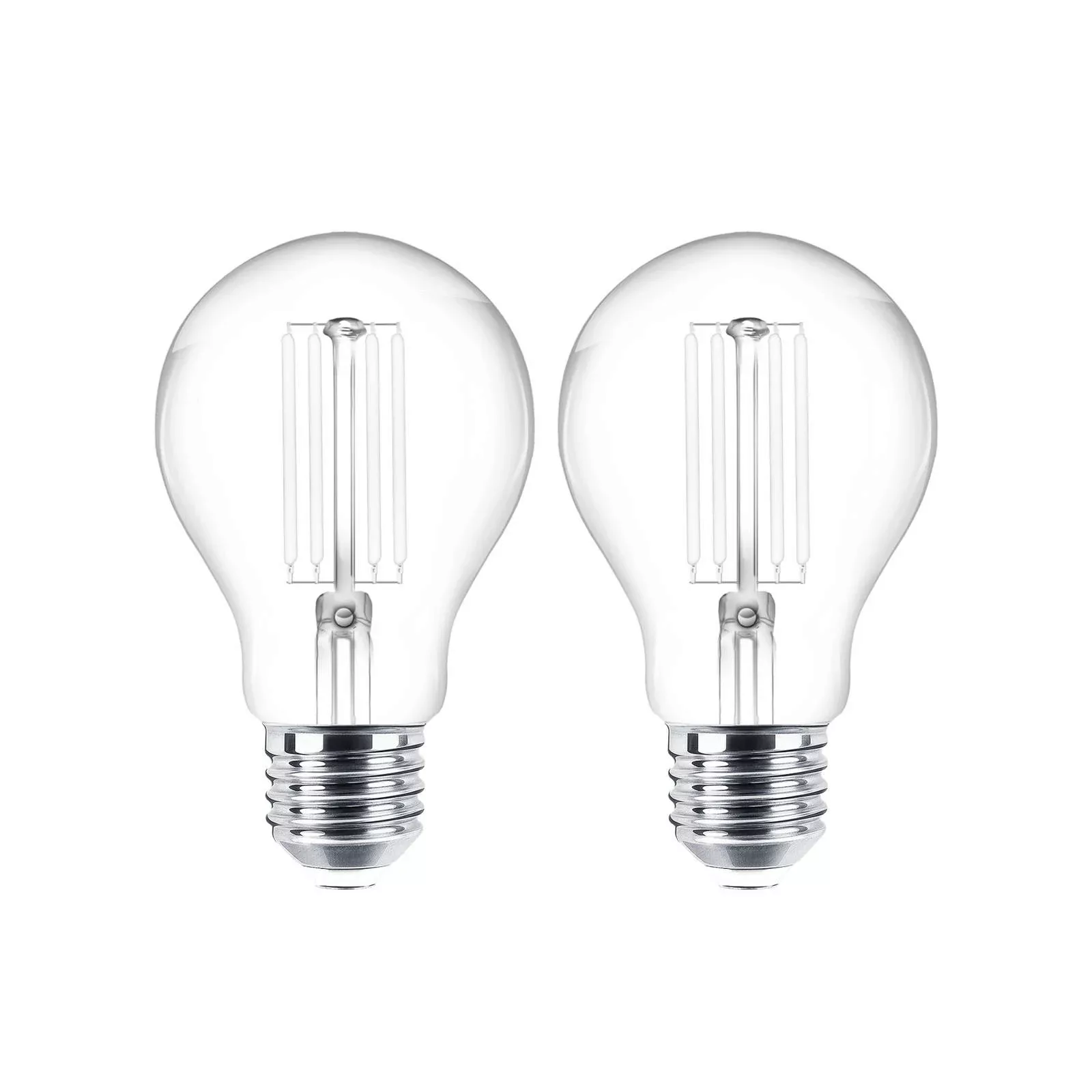 LED-Leuchtmittel Filament E27 2er-Set 4W 470 lm klar 2.700K günstig online kaufen