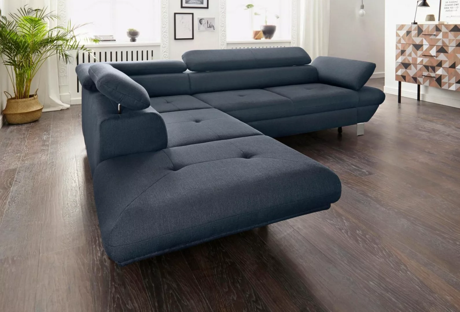 exxpo - sofa fashion Ecksofa Vinci, wahlweise mit Bettfunktion günstig online kaufen