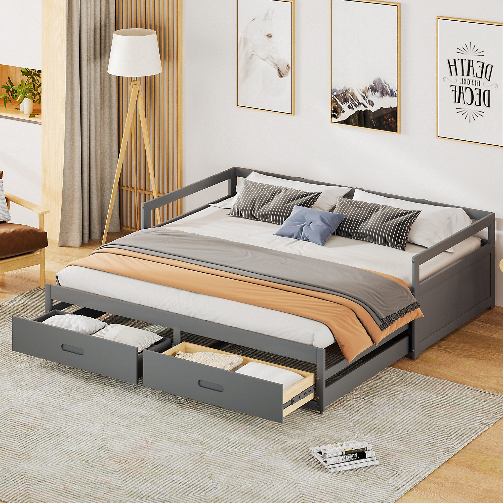 HAUSS SPOLE Schlafsofa Ausziehbares Schlafsofa 90/180 günstig online kaufen