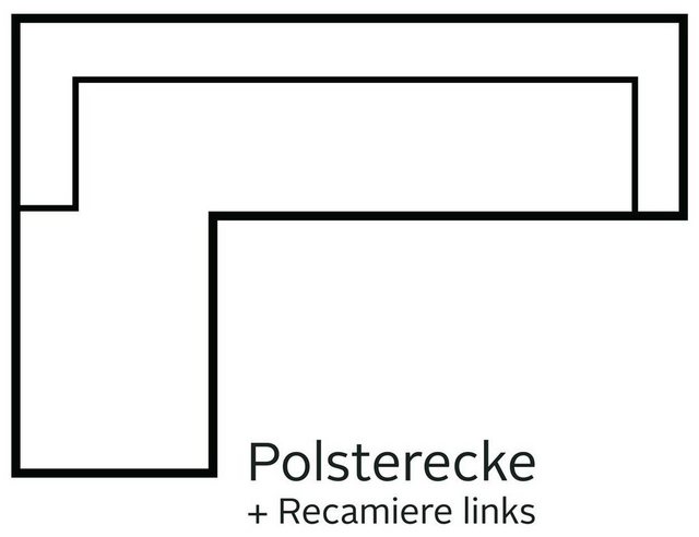 Home affaire Ecksofa »Hörnum L-Form«, wahlweise mit motorischer Relaxfunkti günstig online kaufen