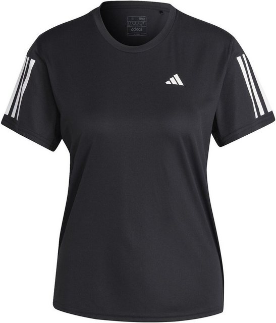 adidas Sportswear T-Shirt OWN THE RUN TEE BLACK/RUNWHT/RED günstig online kaufen