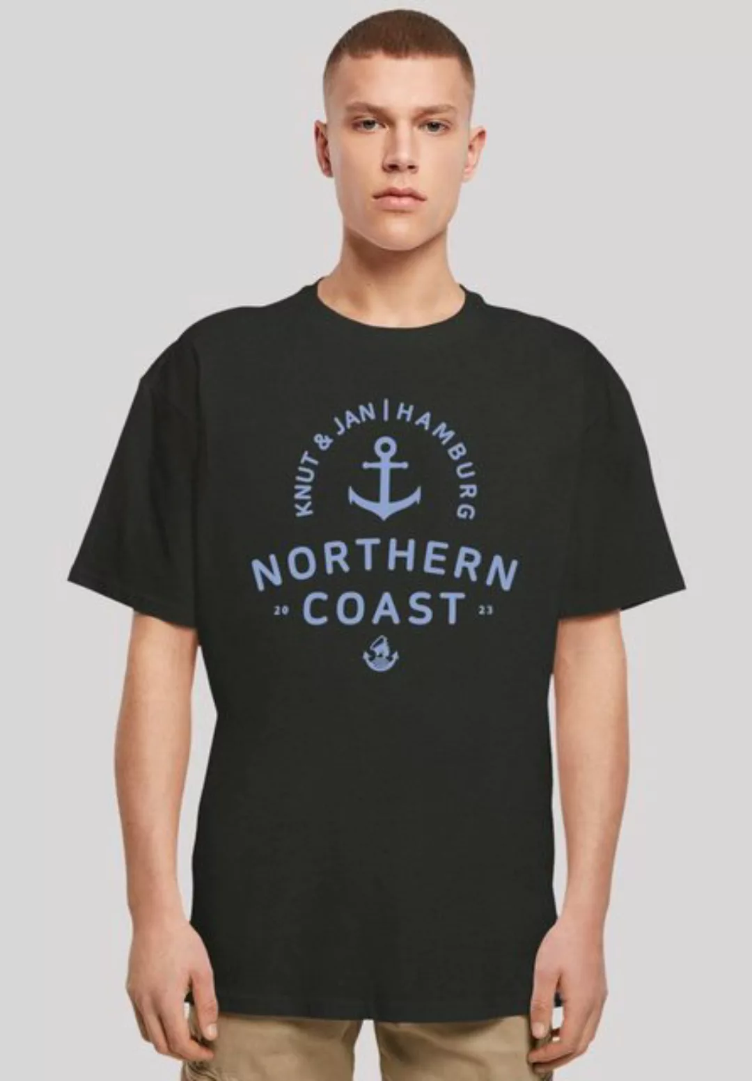 F4NT4STIC T-Shirt "Nordsee Knut & Jan Hamburg", Print günstig online kaufen