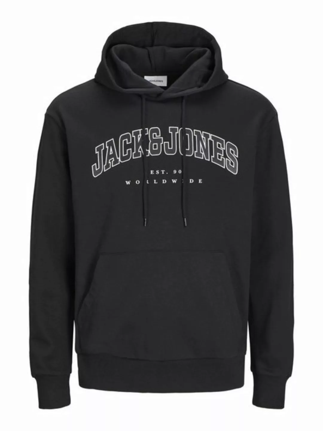 Jack & Jones Herren Hoodie Kapuzenpullover JJECALEB VARSITY- Relaxed Fit günstig online kaufen