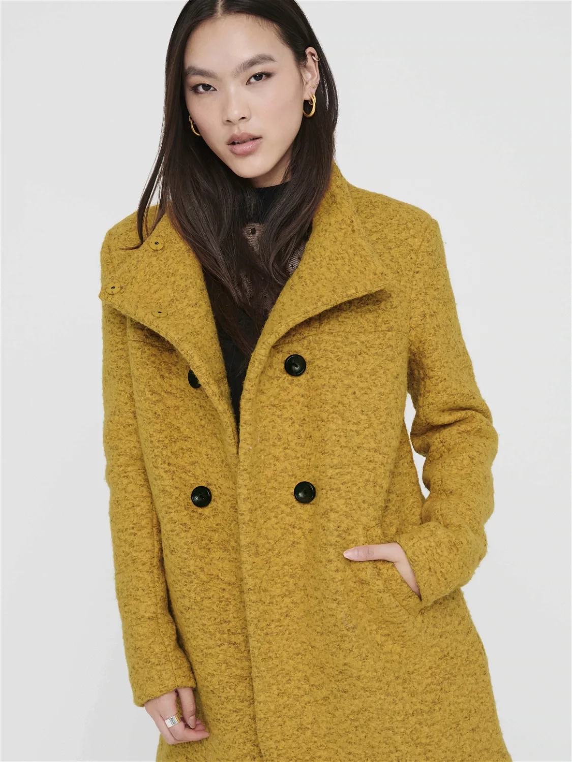 ONLY Langjacke "ONLNEWSOPHIA WOOL COAT OTW CC", mit Wolle günstig online kaufen