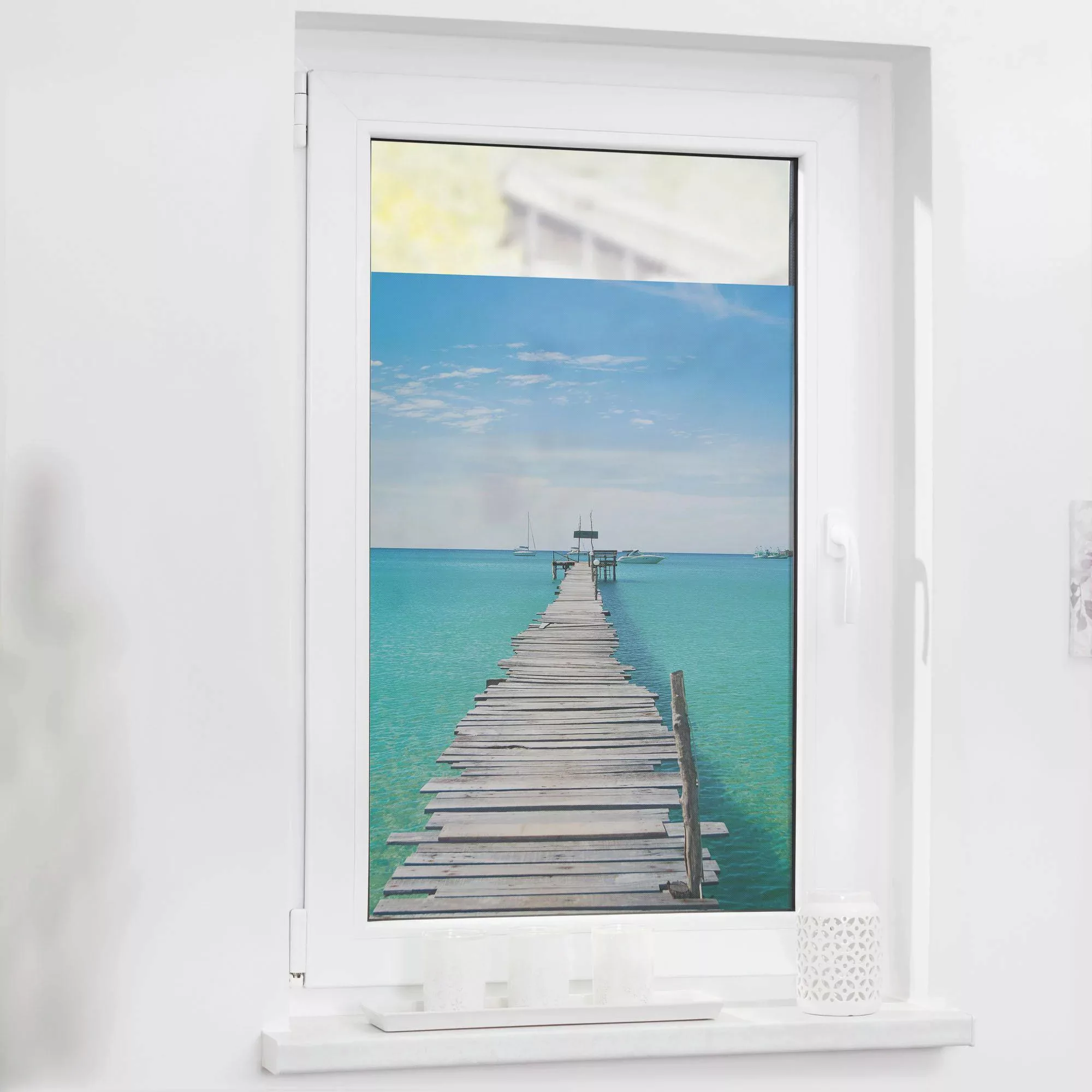 LICHTBLICK ORIGINAL Fensterfolie »El Mar«, 1 St., blickdicht, strukturiertK günstig online kaufen