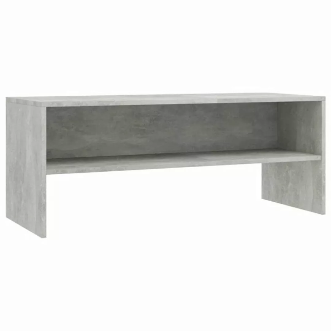 furnicato TV-Schrank Betongrau 100x40x40 cm Holzwerkstoff günstig online kaufen