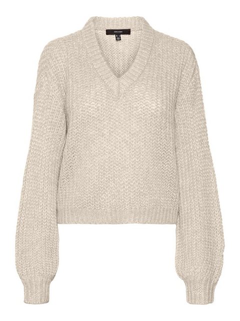 Vero Moda V-Ausschnitt-Pullover VMTHUNDER LS V-NECK PULLOVER GA BF günstig online kaufen