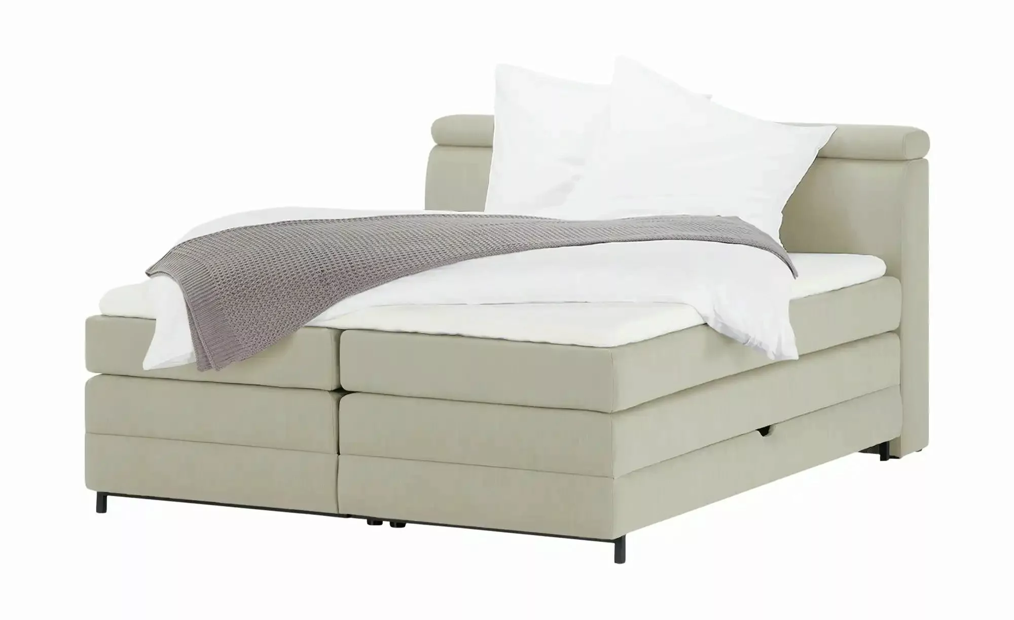 switch Boxspringbett  Kay ¦ beige ¦ Maße (cm): B: 163 H: 108 Betten > Boxsp günstig online kaufen