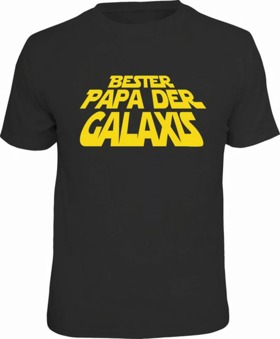 RAHMENLOS® T-Shirt für Väter: bester Papa der Galaxis günstig online kaufen