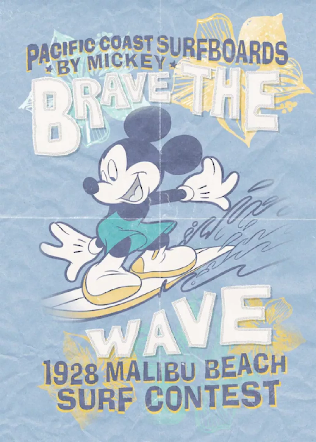 Komar Vliestapete »Mickey Brave the Wave« günstig online kaufen