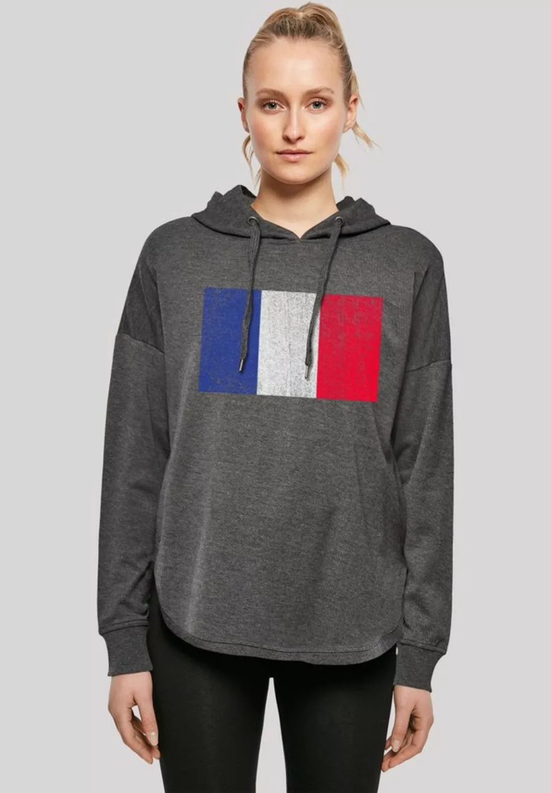 F4NT4STIC Kapuzenpullover "France Frankreich Flagge distressed", Print günstig online kaufen