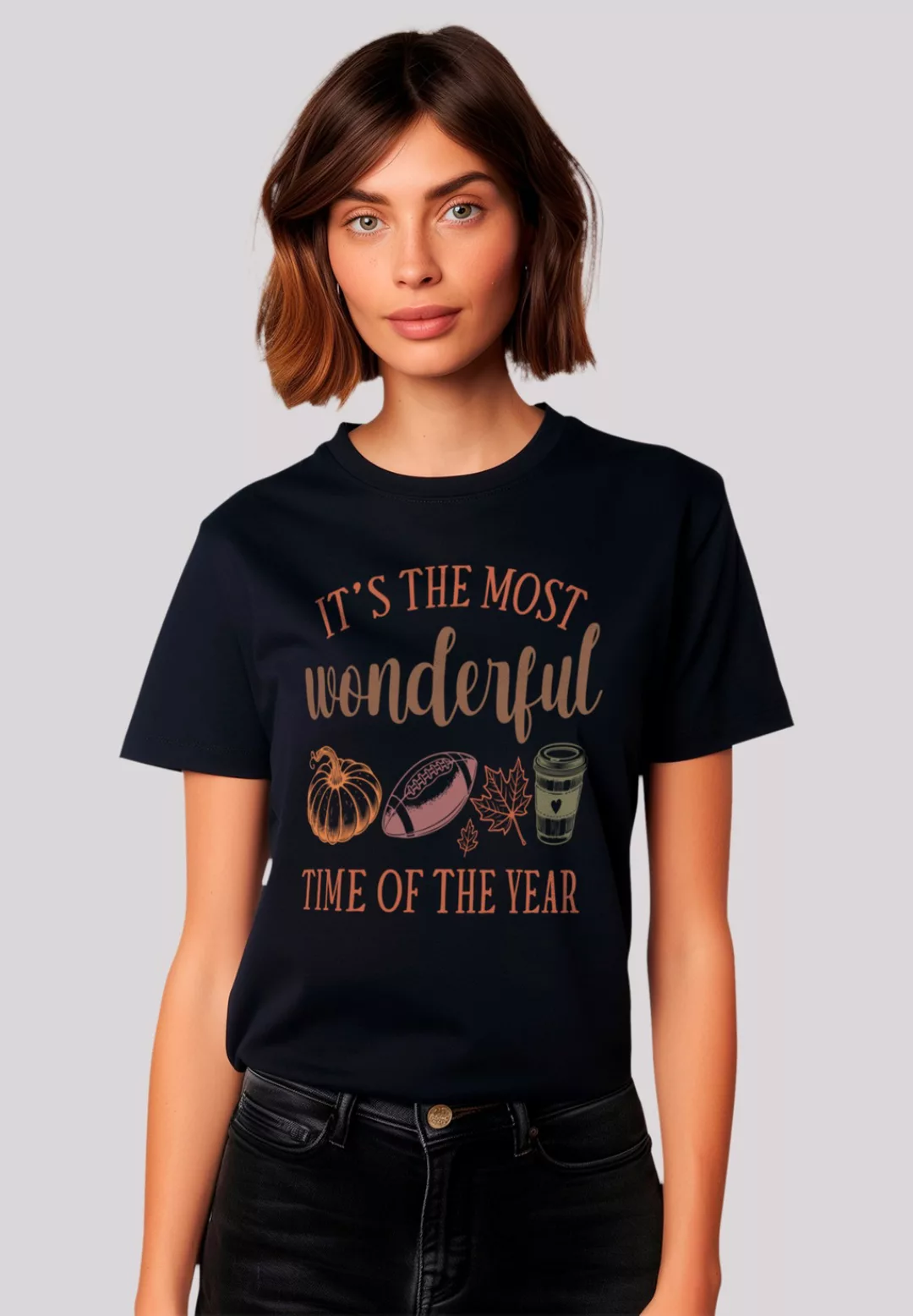 F4NT4STIC T-Shirt "Fall Herbst its the most wonderful time of the year", Pr günstig online kaufen