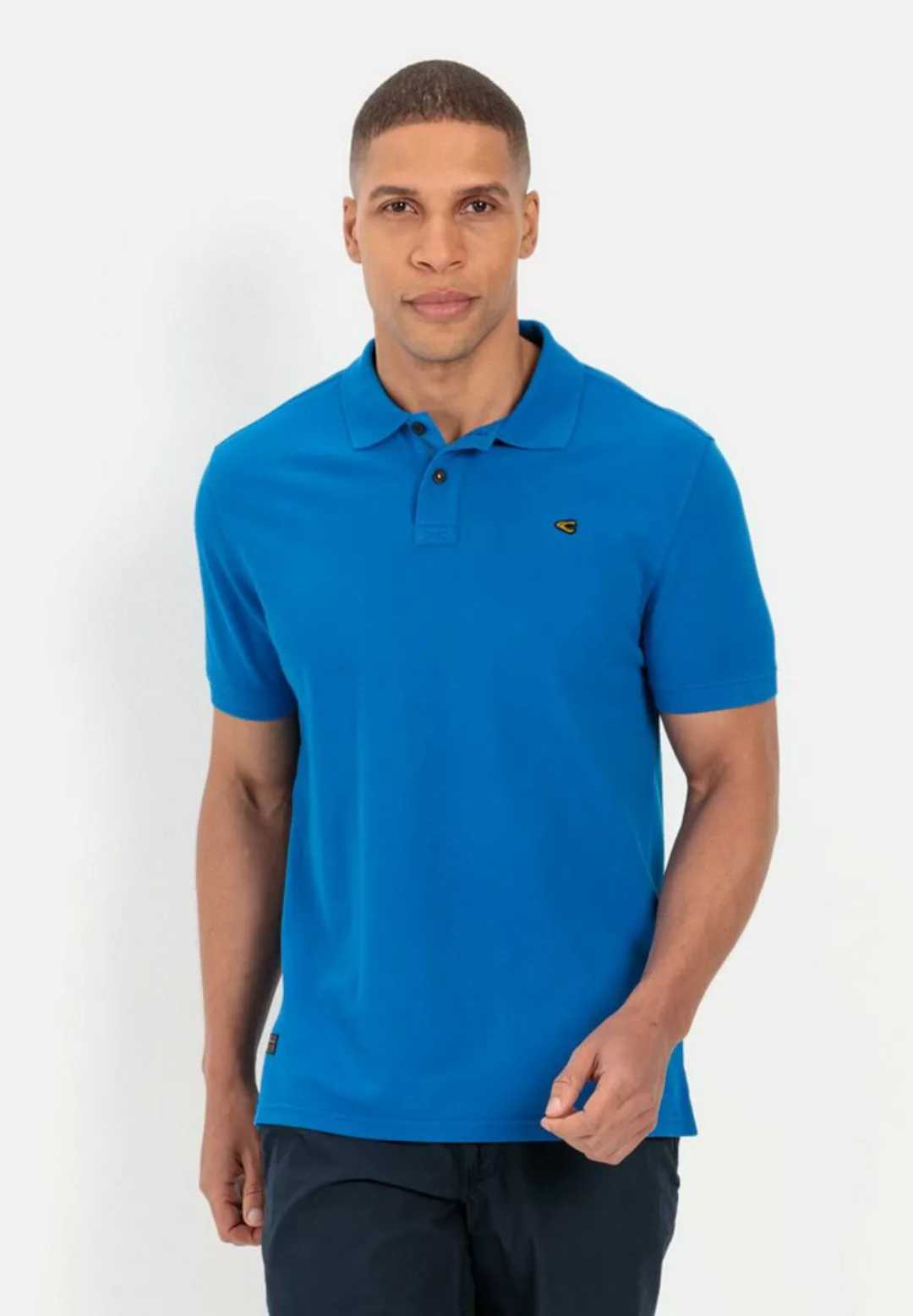 camel active Poloshirt im Garment-Dye-Look günstig online kaufen