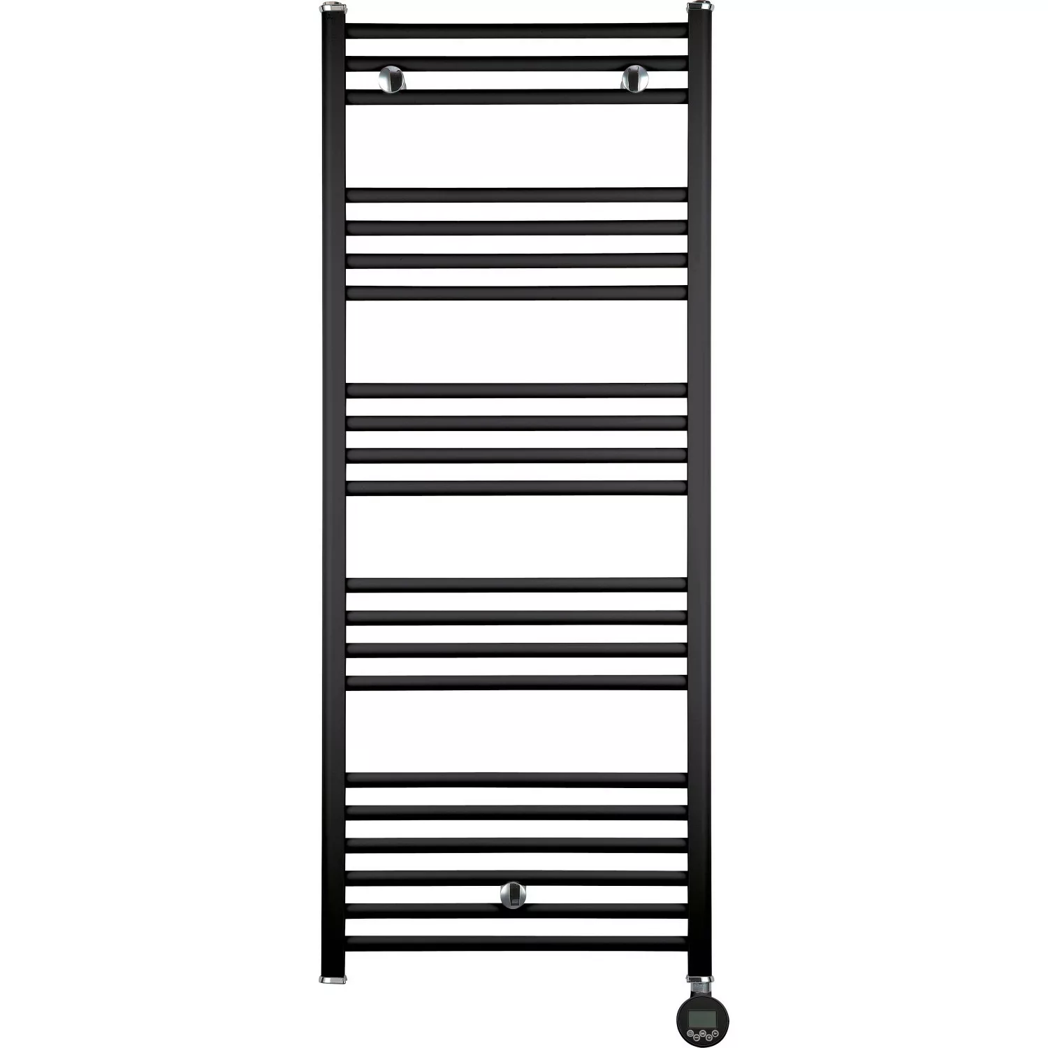 Elektrischer Badheizkörper Winterberg 600 W 120 cm x 60 cm Schwarz matt günstig online kaufen