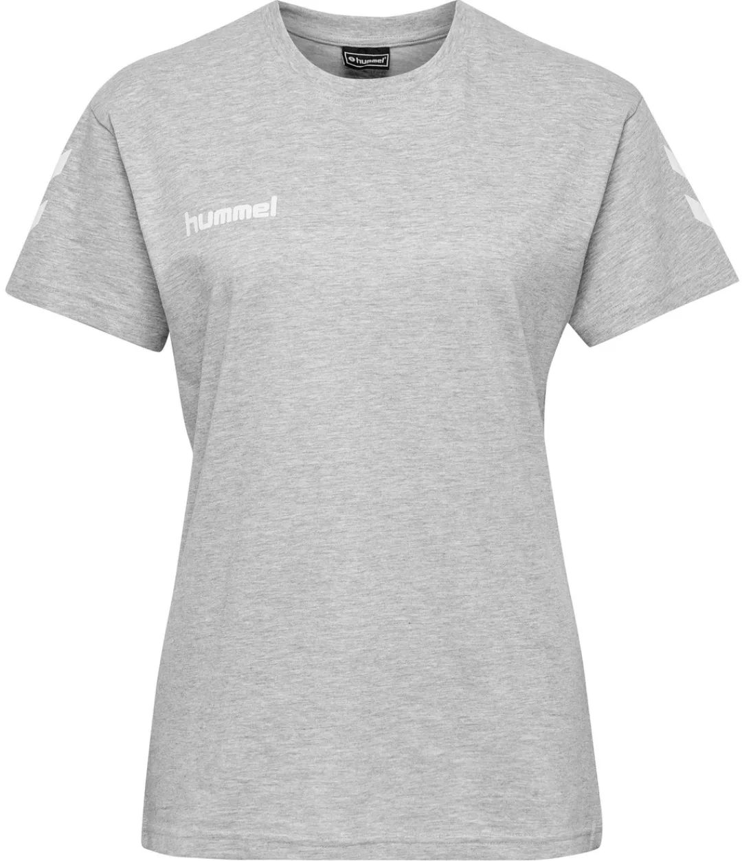 hummel T-Shirt Logo T-Shirt Kurzarm Top aus Baumwolle HMLGO 5124 in Gelb-2 günstig online kaufen