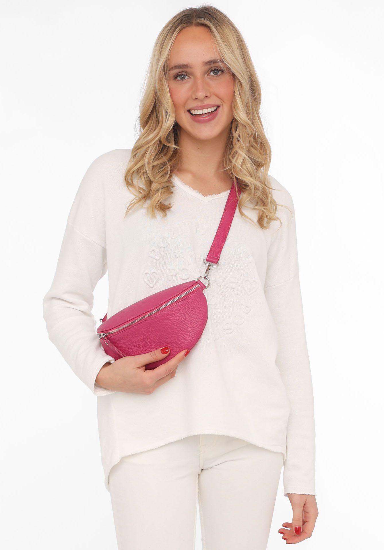 Zwillingsherz Umhängetasche Crossbody Bag Leder, Umhängetasche günstig online kaufen