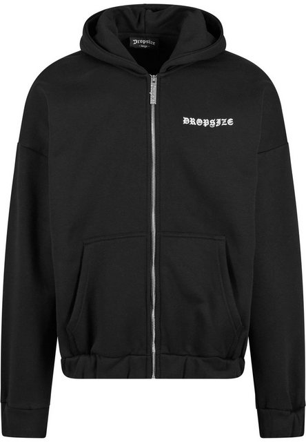 Dropsize Sweatjacke Dropsize Herren Super Heavy Oversized Crime Zip Hoodie günstig online kaufen